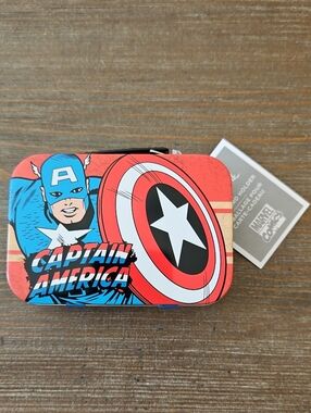 Hallmark Marvel Captain America Gift Card Holder - Red, Blue, White
